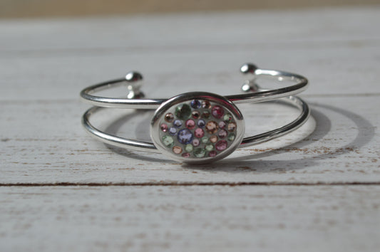 Pastel Swarovski Single Focal Bracelet