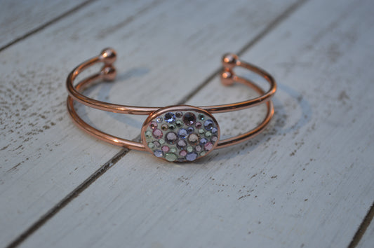 Swarovski Pastel Single Focal in Copper