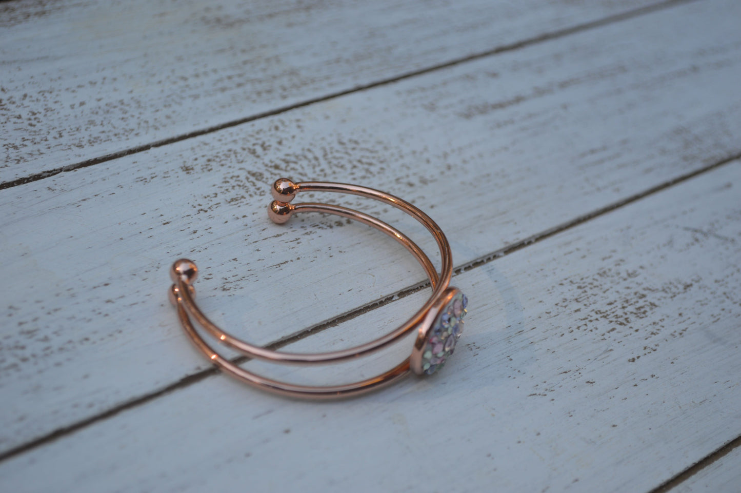 Swarovski Pastel Single Focal in Copper