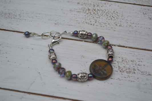 Czech Glass Dragonfly Bracelet