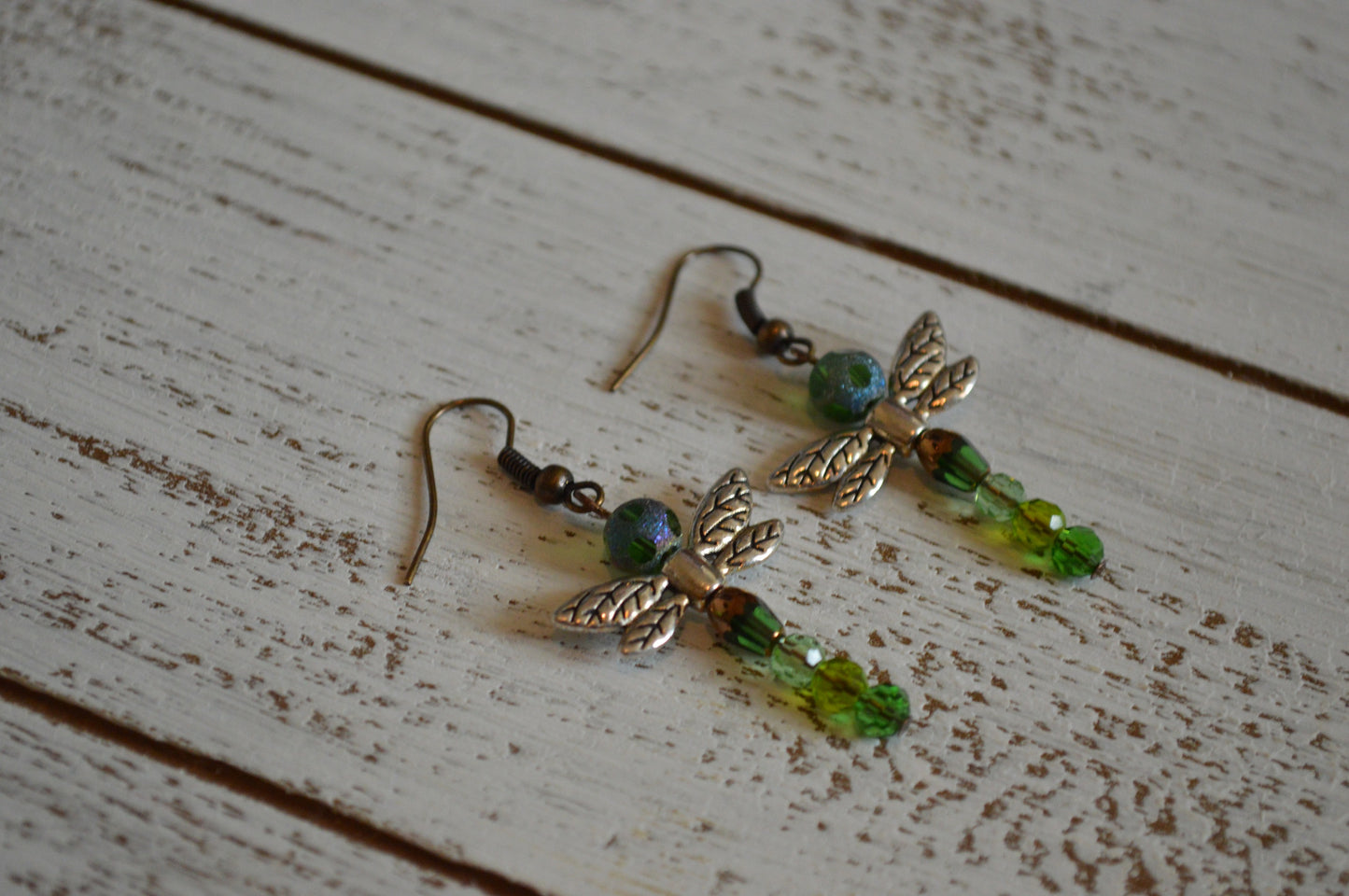 Dragonfly Dangle Earrings