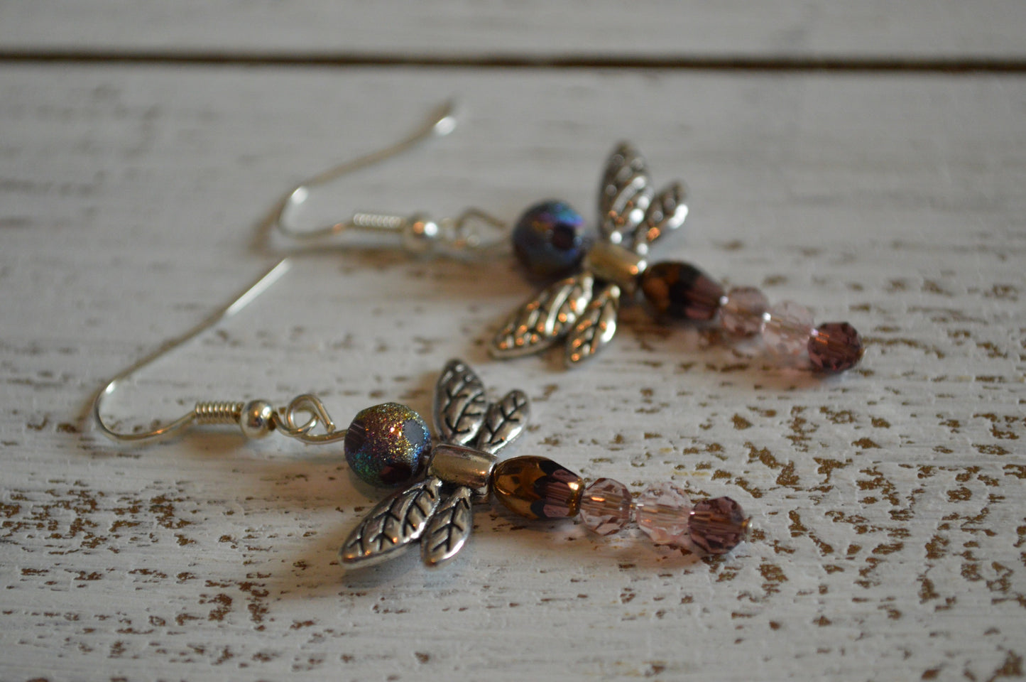 Dragonfly Dangle Earrings